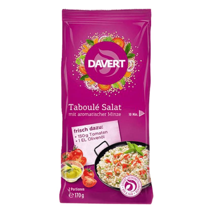 Davert Bio Taboulé Salat 170g